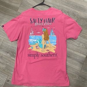 Pink Simply Southern Women’s T-shirt. Size large.
